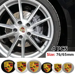Porsche Car Center Hubcap, Wheel Cover Central Cap, Wheel Disc Cover, Automotive Accessories for Porsche Models, High-Quality Replacement Part