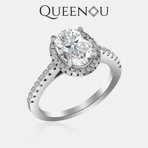 【876】Promotional Event Brilliant Starry Sky Synthetic Moissanite Ring  synthetic moissanite