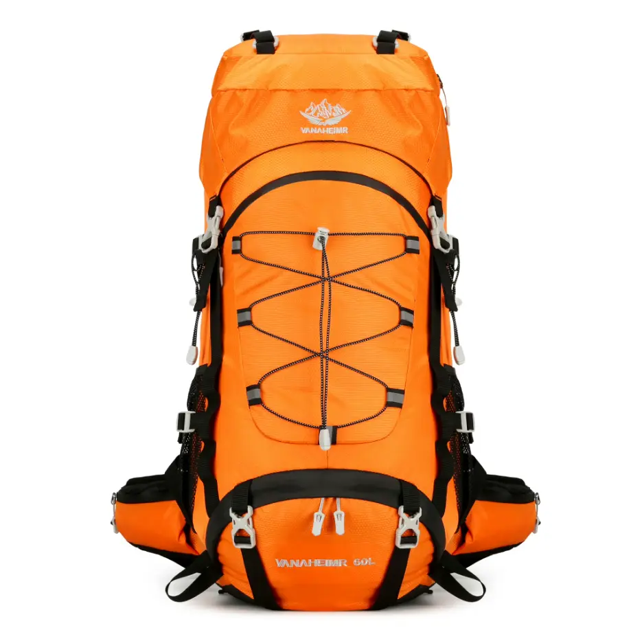 60L Travel Hiking Camping Backpack with Rain Cover, Backpack Water Resistant,Climbing Backpack for Men Women