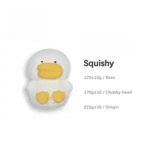 [Squishy] Papa/Papu Duck – Handmade squishy squishies/Kawali Paba/Papu Duck , Sticky Squeeze Toys Gift forkids gift Taba squishies Gifts ForChildren's Day Stress Relief Toy squishy deck stress ball Putty