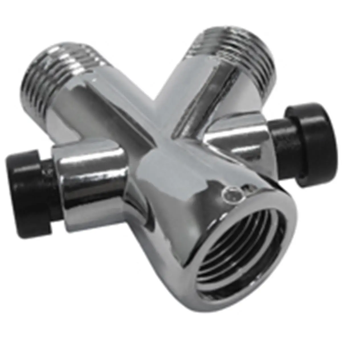 Plumb Pak PP825-7 Plated Plastic Shower Diverter Parts, Threaded Connections Shower Tap Water Control Component for Arm, Threaded Connections Shower Taps