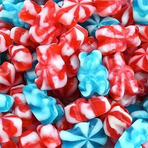 Peace Gummi Bears Fruity Chewy Candy Bag Soft, Colorful Sweet Gummy Candy 8oz