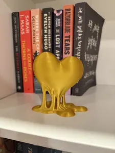 Dripping Heart Bookshelf Decor