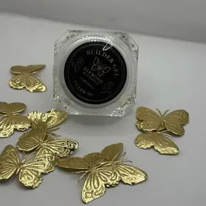 Glow Wings Builder Gel - Diamond Butterfly Design 30g