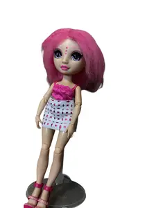 Pink Ooak Doll, Unique Decorative Gift -