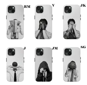 Kpop Bangtan Idol Aesthetic Phone Case – Tough Dual Layer Protective Cover for iPhone 17/16/15/14/13/12/11 Pro Max