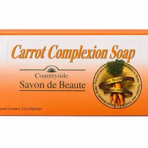 Carrot Complexion Soap, Natural Brightening Face Soap for Even Skin Tone