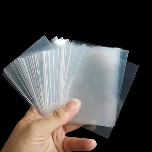 Clear Card Sleeve, 50pcs/pack Transparent Card Protector, Acid-free Inner Sleeve for Mini Photocards, ID & Credit Card Holder