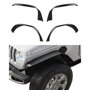 GARVEE 2018-2024 Jeep Wrangler JL/JLU 4 PCS Flat Fender Flares Set