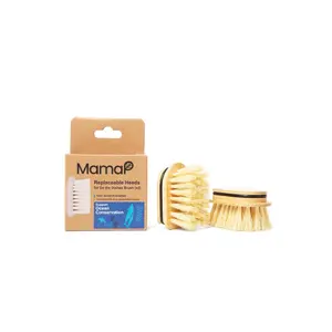 Mama-P Refill Wood Compostable Heads for Do the Dishes Brush
