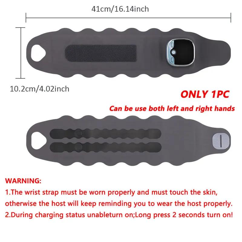 Electric Wrist & Hand Massager with Heat, Wireless Adjustable Strap, Soothing Pain Relief & Stress Relief, 3 Heat Levels, 9 Massage Intensities, Portable Gift for Men and Women