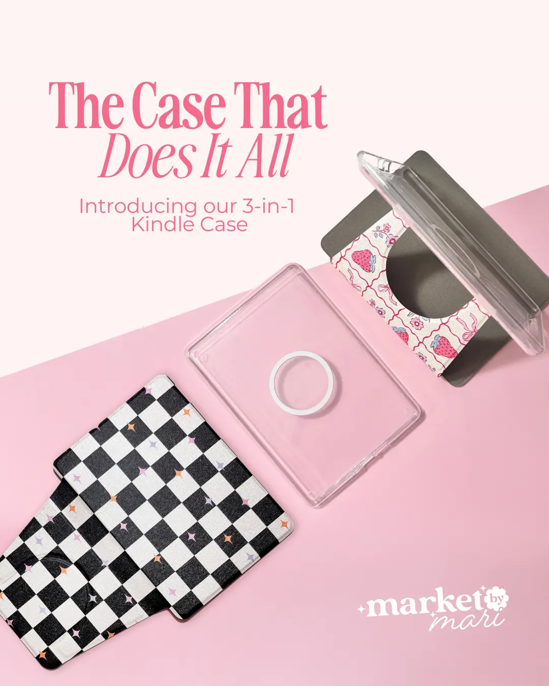 Magnetic Removable Kindle Case | Detachable Cover + MagSafe Compatible | Kindle Paperwhite Case