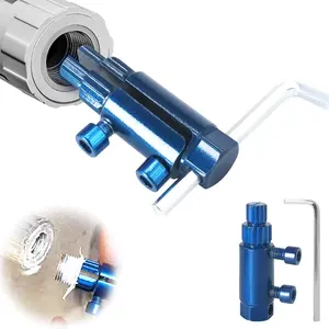 Broken Pipe Screw Extractor Tool Set, Internal Pipe Wrench for Damaged Thread Removal. Easily removes broken bolts, taps, and nipples. Plumbing Hand Repair Tool Kit. Destapador de tuberia.