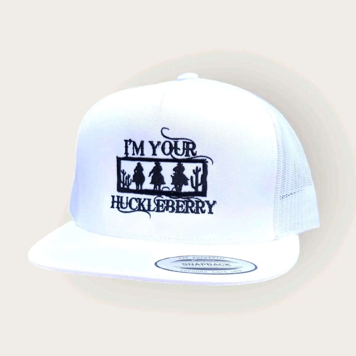 I'm Your Huckleberry Doc Holliday Trucker Hat trucker hat