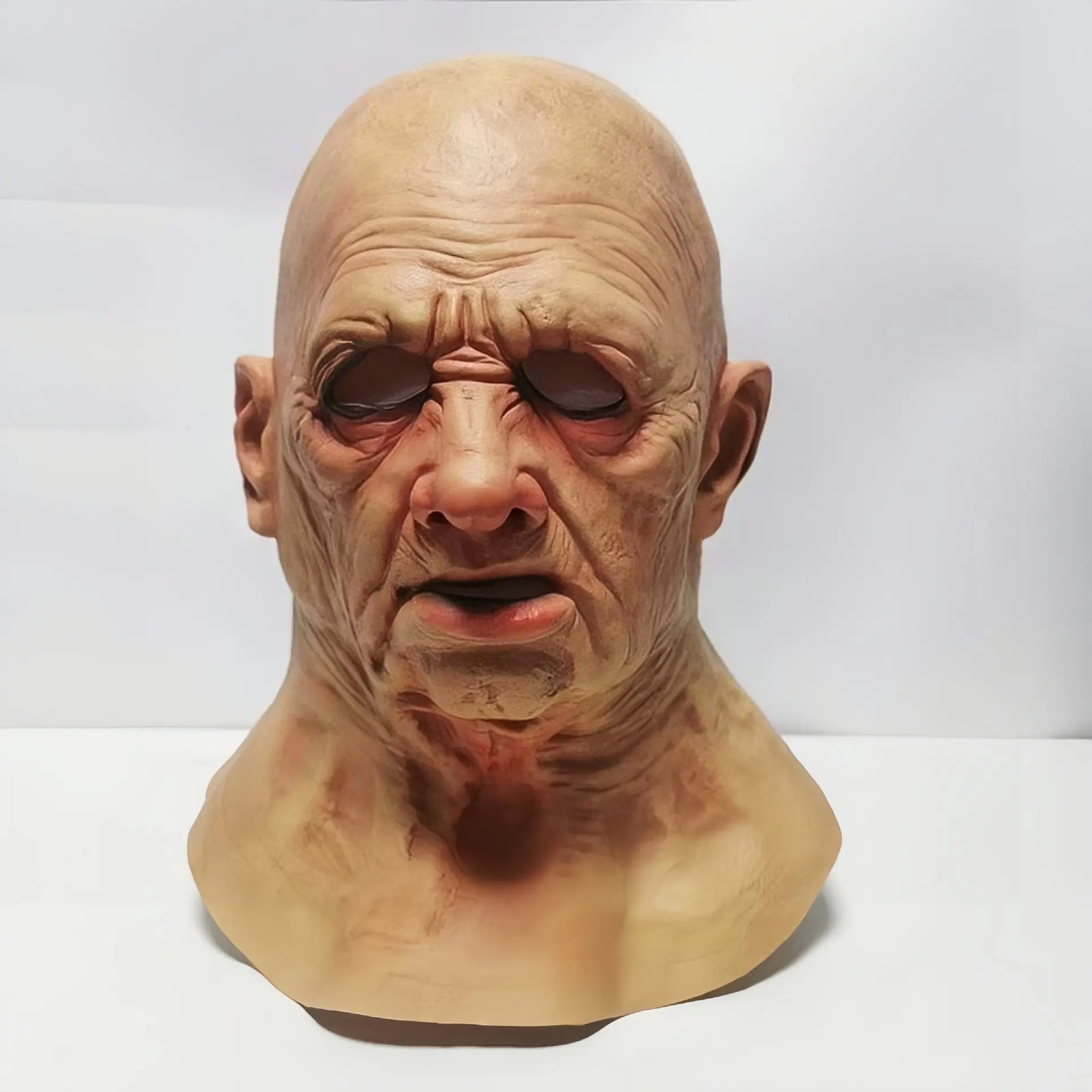 The most crooked bald old man