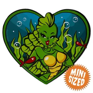Creature Heart Mini Vinyl Sticker