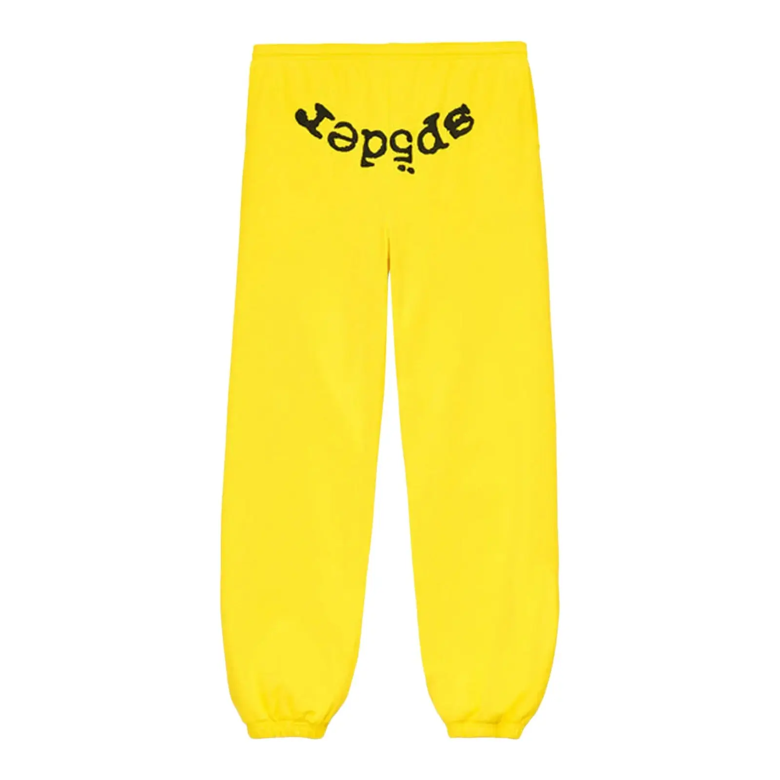 Sp5der Legacy Web Sweatpants Yellow - 100% Authentic Unisex Spider Web Jogger Pants Brand New Original