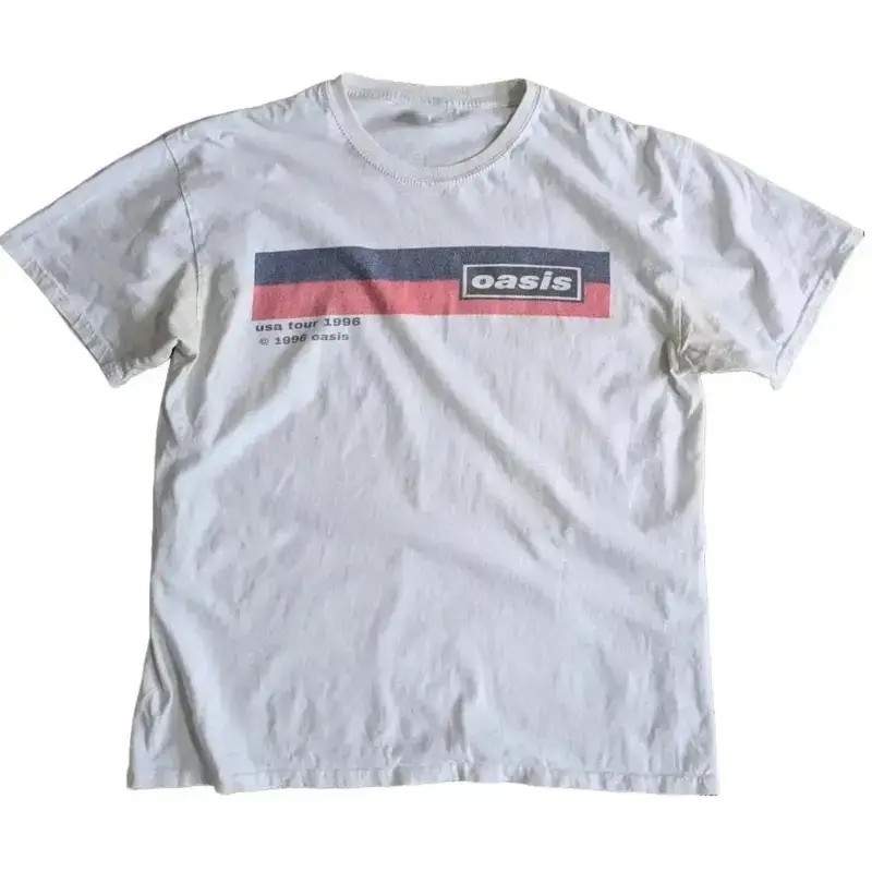 Oasis Band 1996 US Tour T-Shirt Replica Vintage Style Rock Unisex S-5XL, Printed DesignUnisexTshirt  VintageTee