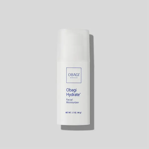 Obagi Hydrate Facial Moisturizer, Lightweight Cream for All-Day Moisture with Shea Butter for All Skin Types, Non-Comedogenic for Adults, 48 g Bottle, Dry, Tara Extract, Hydrating, 1.7 Oz, Moisturizing, Long Hydrates, Avocado, Am & Pm, Breathable