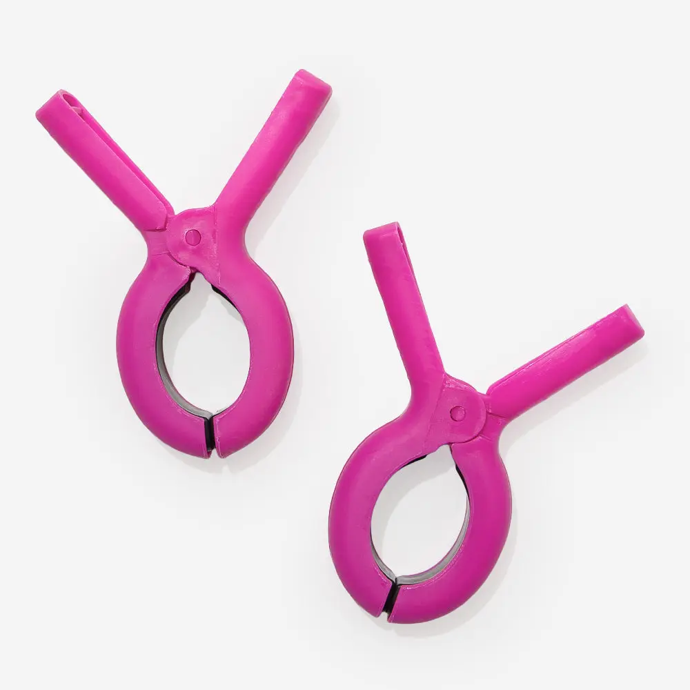 Beach Chair Towel Clips | Pink Beach Chair Towel Clips | Pink
