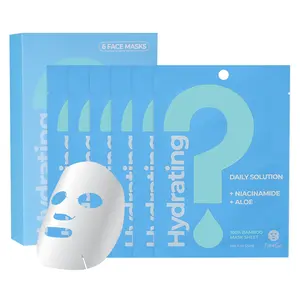 Hydrating Daily Solution Niacinamide Aloe Facial Mask Sheet (6 Masks)