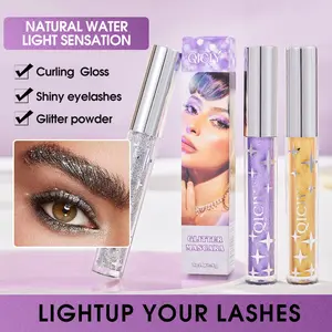 Sparkling Mascara Thick Curling Long Lasting No Smudge Glitter Eyeshadow Makeup