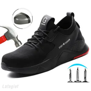 Unbreakable Safety Shoes New Men's Work Safety Shoes Steel Toe Safety Shoes Sports Shoes Lightweight Sports Shoes