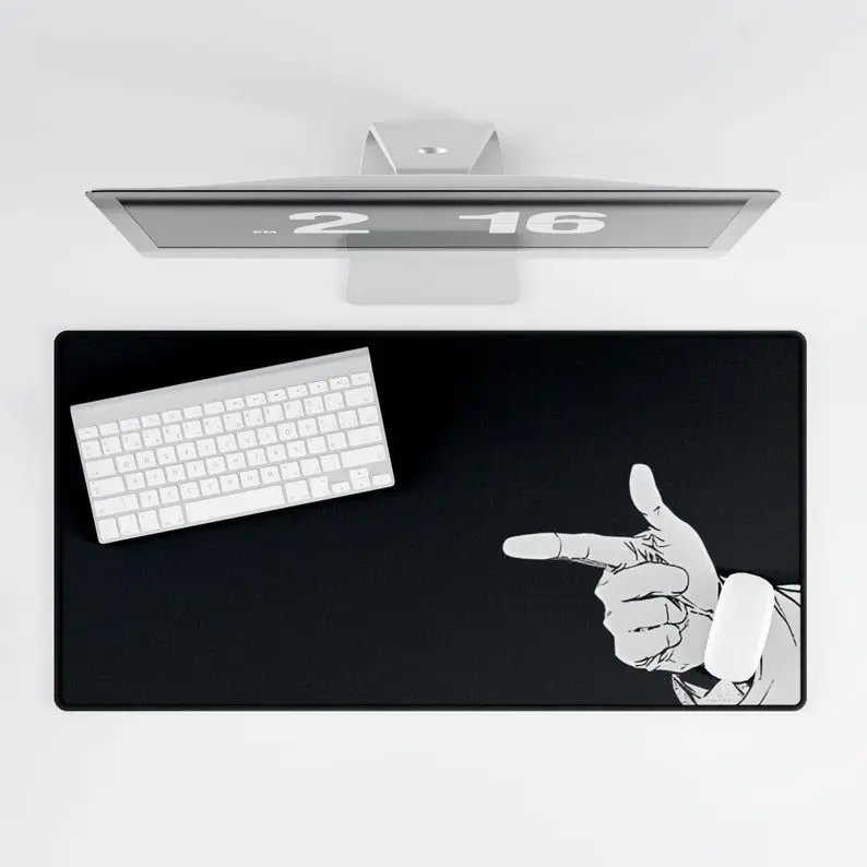 Control Unleashed - Makima Gun Attack Mousepad, Chainsaw Man Desk Mat, Dark Anime Office Decor, Extended Gaming Mat for Manga Fans
