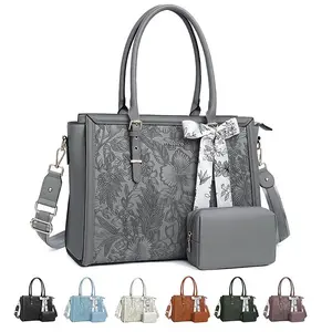 2 PC Laptop Tote Bag for MacBook Air Pro 15 15.6 16 17 17.3 inch M1 M2 HP Dell Mac Lenovo Asus Notebook Women Shoulder Bag