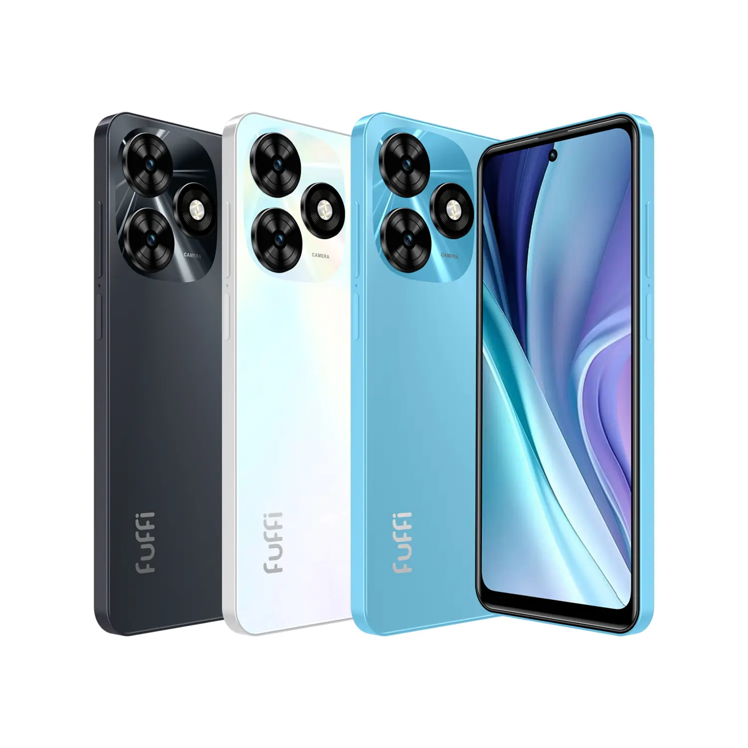 Fuffi 6.56-Inch Android 10 Mobile Smartphone with Smart Unlock, 3 GB RAM 32 GB Storage, 2+7 MP Camera, 4G Dual SIM, 3,100 mAh Battery and GPS Cellphone