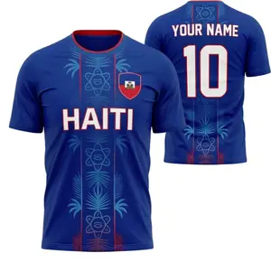 Custom Haiti National Team Jersey, Personalized Soccer Shirt for Fans