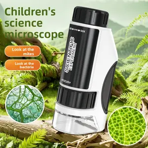 Portable Microscope Toy, Miniature Microscope Toy Forteenagers and Adults, Electronics Technology Toy for Birthday Gift