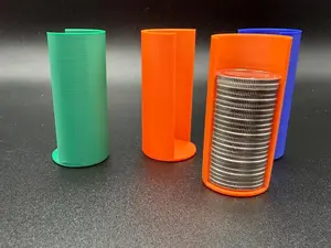 3 Coin tube holder for "Quarters"