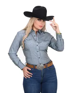 VS1500WL - FPMS A7170 Silver - Vaquero Signature Women's Western Printed shirts