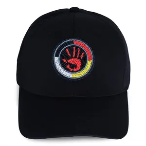 MMIW Baseball Cap With Patch Cotton Unisex Native American Style beaded  hats