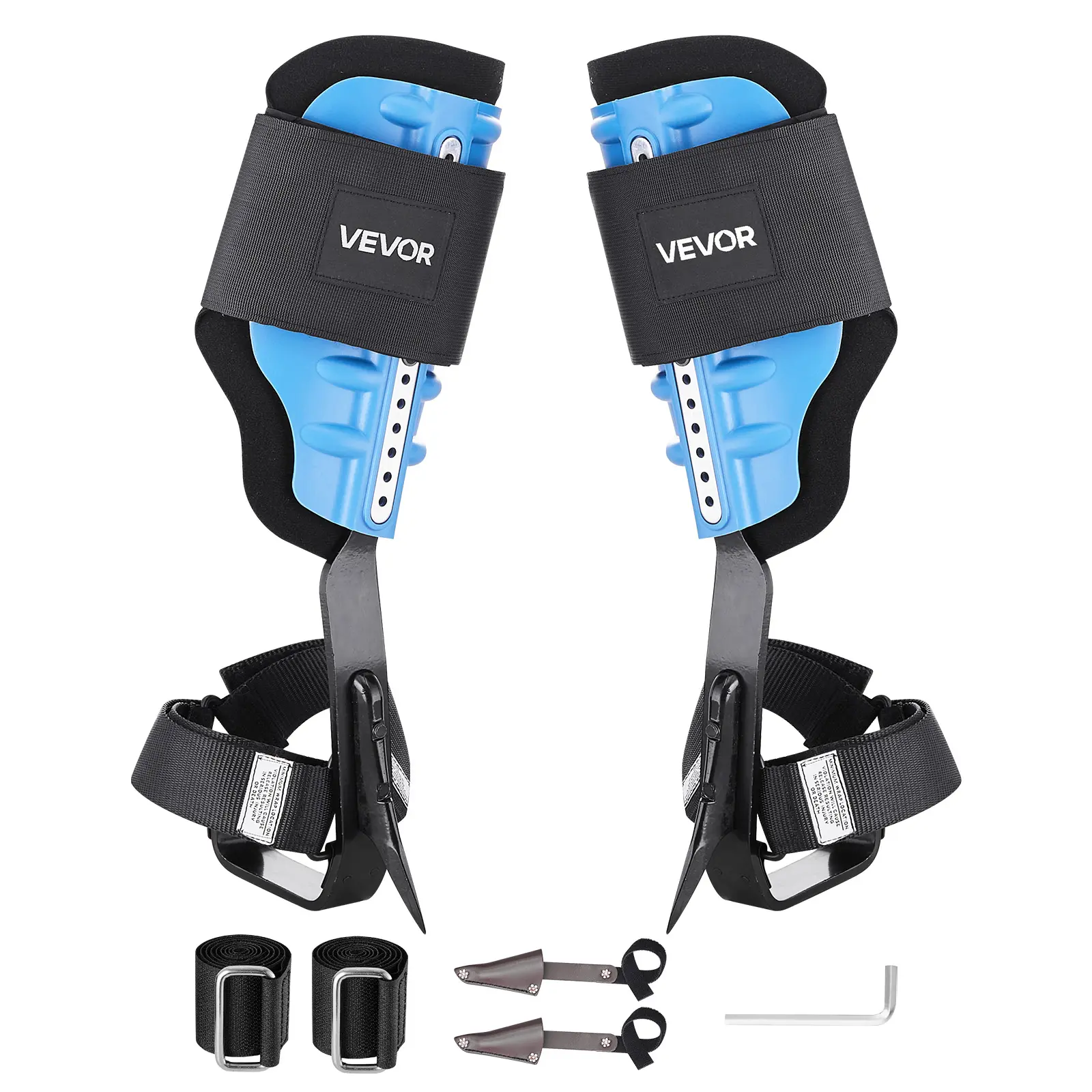 【SummerFinds】VEVOR Tree Climbing Spikes, Heavy Duty Steel Arborist Gear, Height-Adjustable with Padded Cushion, 350 lbs Load Capacity for Outdoor Hunting & Fruit Picking