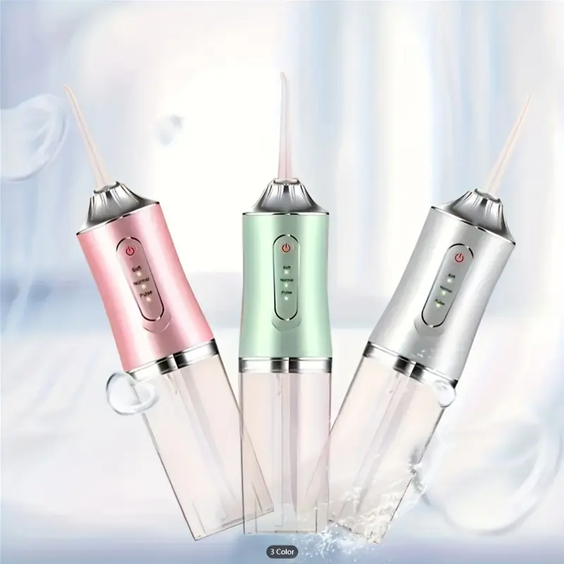 Rechargeable Wireless Dental Flosser, Deep Cleaning, Adjustable Modes, Best Oral Hygiene, Home Use, Lithium Ion Battery, New, Water Dental Flossers