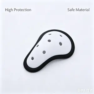 Kids Groin Guard Cup Insert with Tailbone Pad, Breathable Sporty Protective Gear for Martial Arts, Taekwondo Training