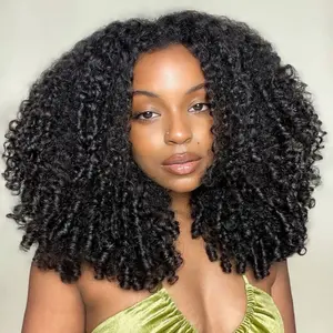 【Early Bird Price】Alipearl Wigs Burmese Curly Bundles Human Hair Virgin Hair Bundles for Quick Weave Traditional Sew in/Glue in Hair Extension