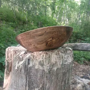 7.5" Wooden Bowl - Spalted Walnut