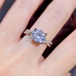 Hearts and Arrows Simulated Moissanite Ring for Women Bullion Bezel Set Promise Ring Adjustable Gold Plated Stackable Everyday Tarnish Resistant Jewelry Gift for Her
