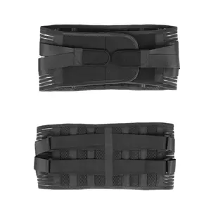 Back Support Brace Belt Sports Waist Protection Belt Breathable Waistband Healthcare Tool Black