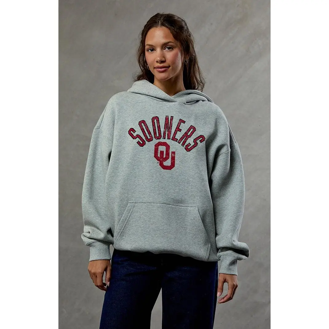 WILD COLLECTIVE Women's Oklahoma Sooners Embroidered Hoodie