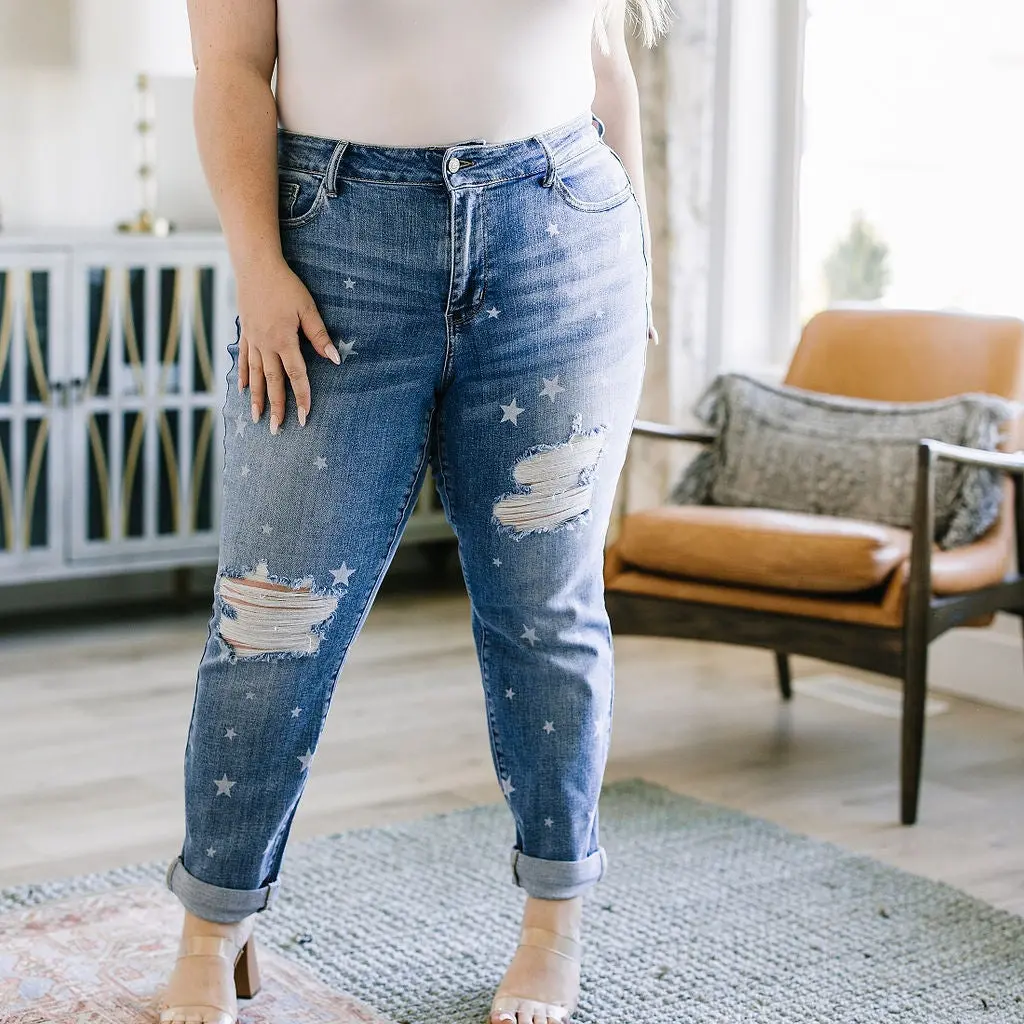 Juliet Star Crossed Boyfriend Jeans