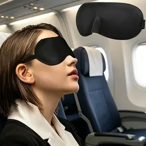 Sleep Mask for Men & Women, Zero Pressure Lash Extensions, Eye Cover Shade, Essential for Airplane Travel, Comfortable Eyewear, Night Mask