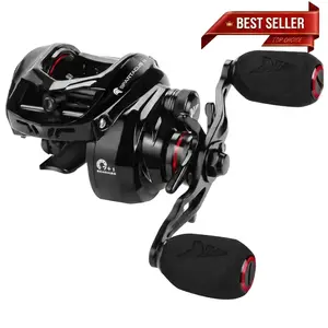 KastKing Spartacus II Baitcasting Fishing Reel, 6oz Ultralight Baitcaster Reel, Super Smooth with 17.6 LB Carbon Fiber Drag, 7.2:1 Gear Ratio, 39mm Palm Perfect Lower Profile Design SummerVibes