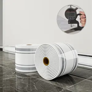 1 roll, 197 inches x 3.94 inches, large thickened version, European-style marble tile panel wallpaper, self-adhesive PVC faux brick, peel and stick, DIY removable with no residue, waterproof, wear-resistant, long-lasting, Peel And Stick Wallpaper Designs