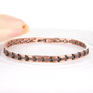 1pc Magnetic Copper Anklets For Women Copper Ankle Bracelet For Women 99.99% Pure Copper With Magnets For Feet & Ankles