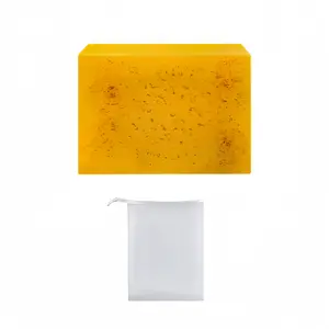 Lemon Turmeric Kojic Soap,Natural Handmade Soap,Turmeric Soaps Bar for Face and Body, Smooth Skin Tumeric Soapes,Deep Cleansing Soaps for Men & Women