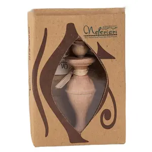 Nefertari 100% Natural Egyptian Eyeliner in Powder Form Handmade KOHL with Pharaoh Packing Lead-Free & Allergy-Free